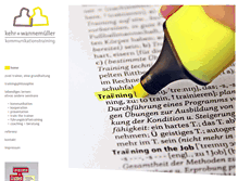 Tablet Screenshot of kehr-wannemueller.de